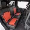 Forb Bronco Raptor with custom Black ad Tangerine leather seats - Rear seats passenger side