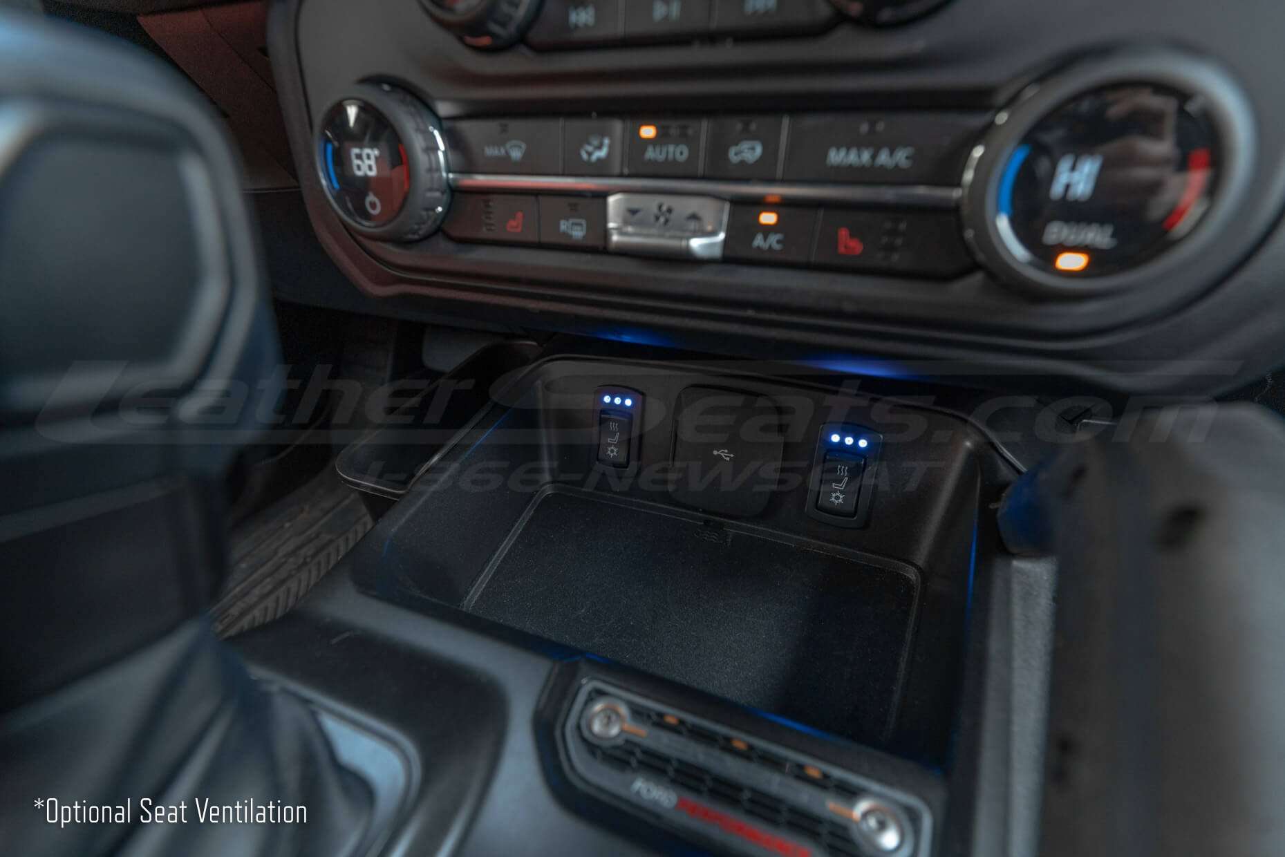 Optional Seat Ventilation/Cooling for Ford raptor Bronco - Cooling Section shown