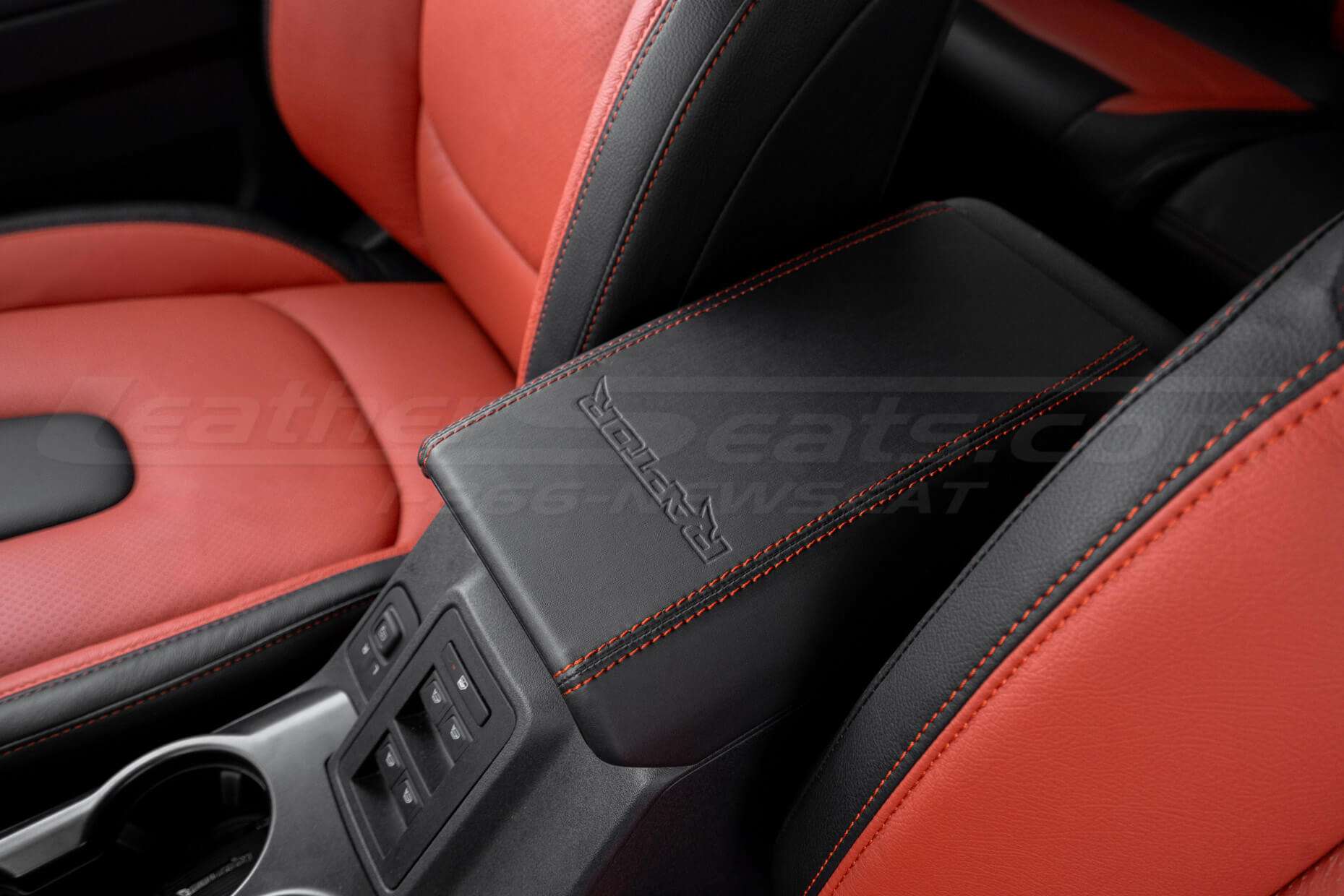 Ford Raptor Console Lid - restitched