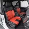 Bronco Raptor with custom Black and Tangerine Interior - Front passenger