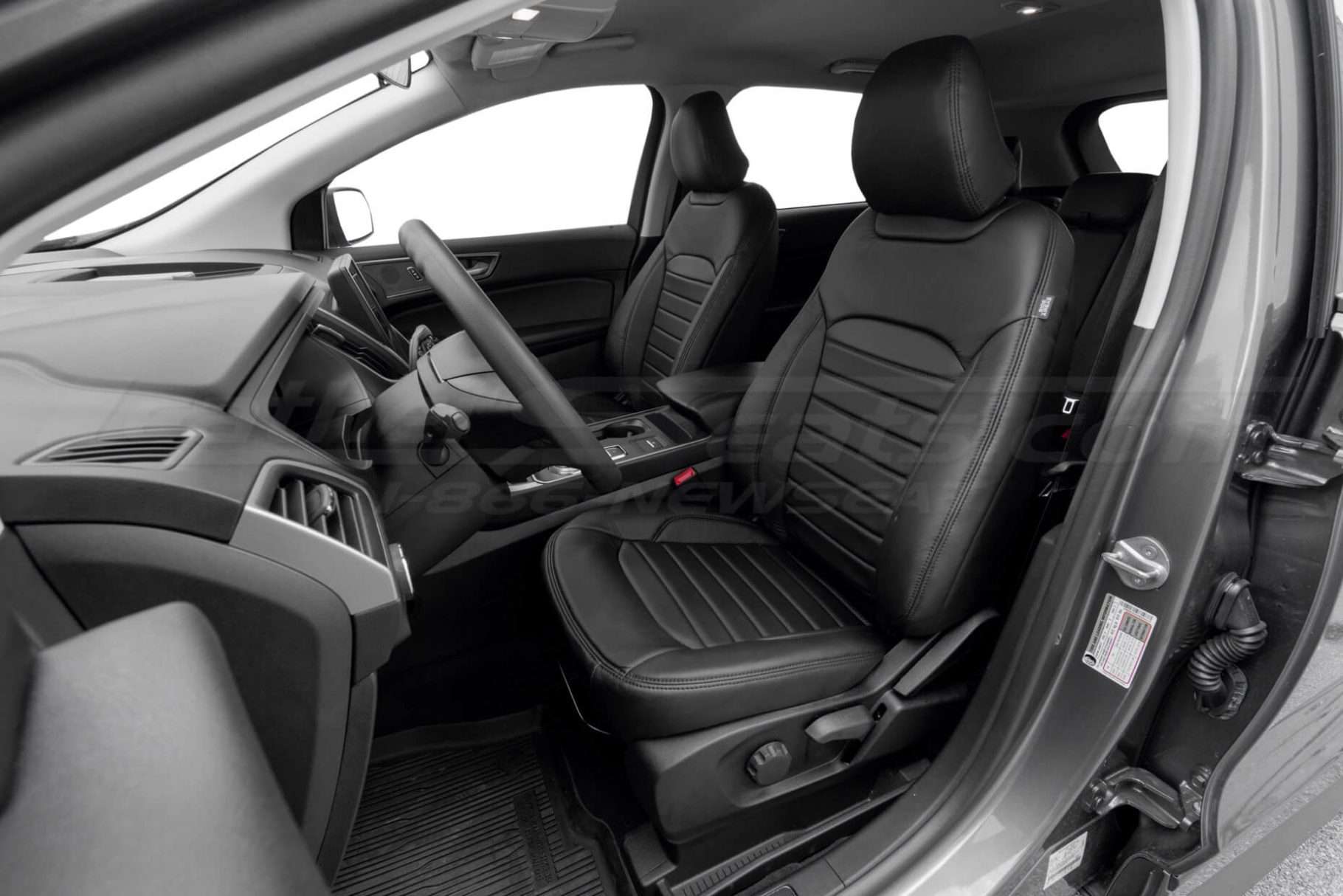 2015-2024 Ford Edge leather seat interior kit - Black - Front drver seat