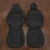 2015-2024 Ford Edge custom leather seat upholstery kit - Black - Front seat upholstery