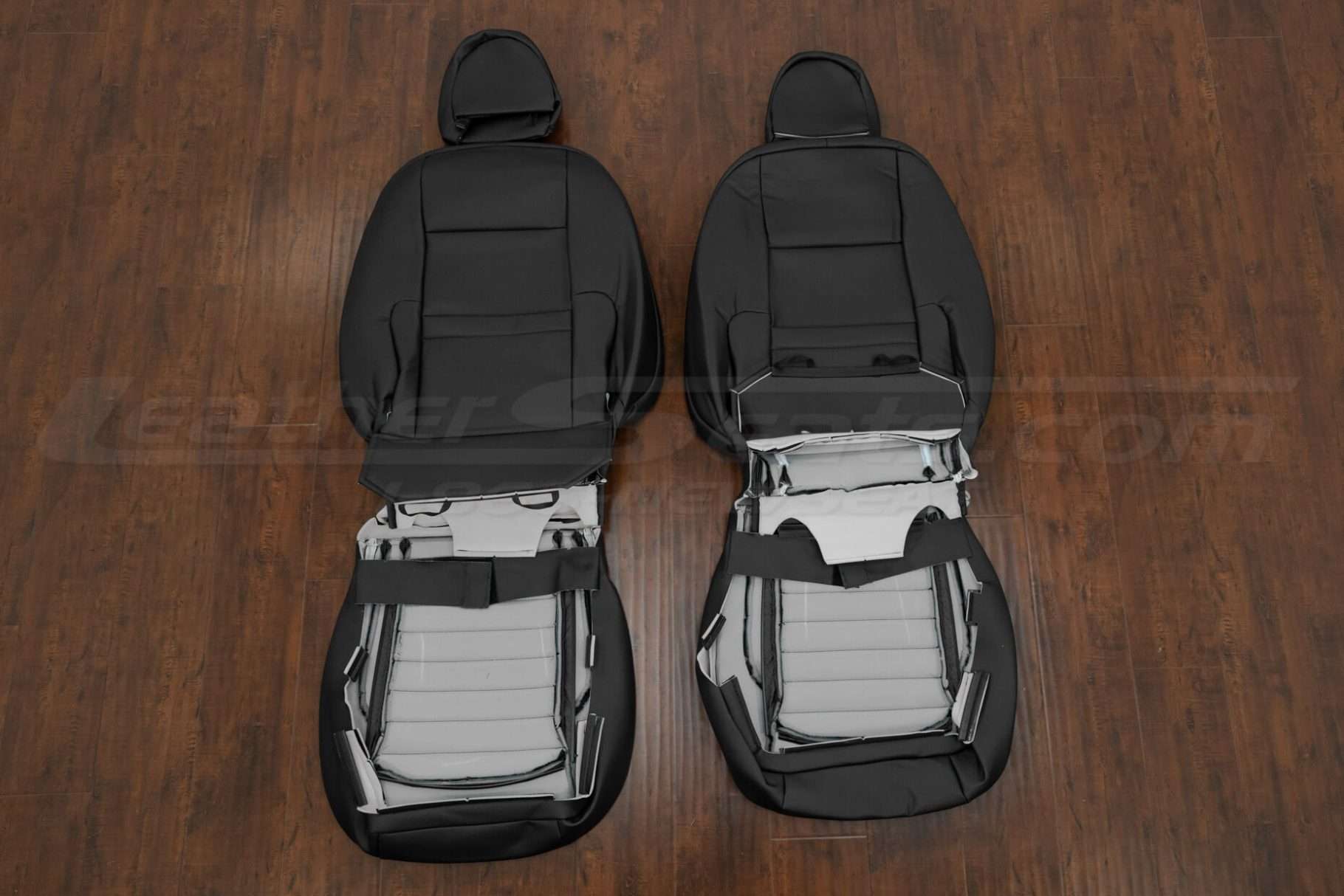 Front seat upholstery flipeed