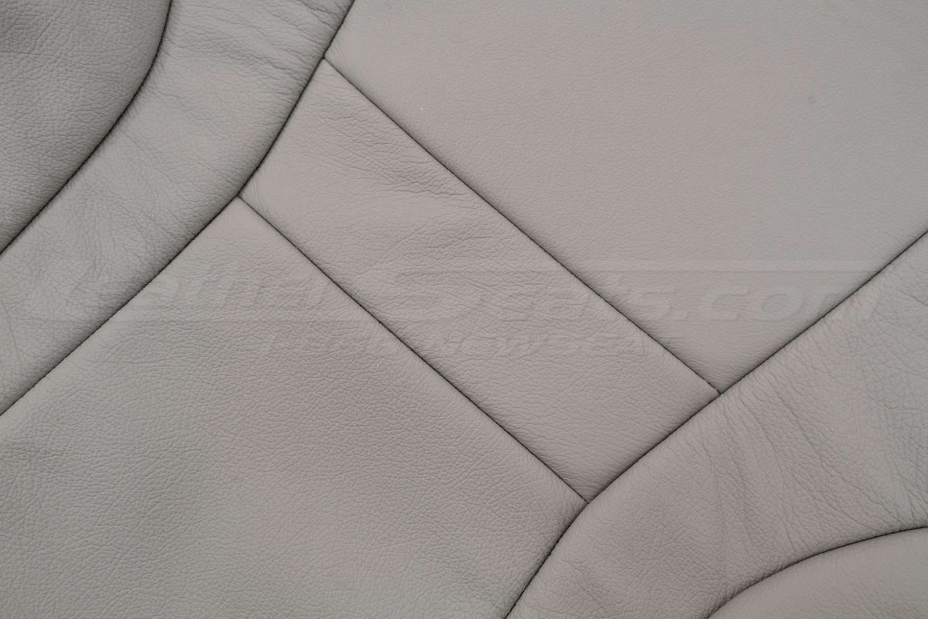 Oyster leather texture close-up