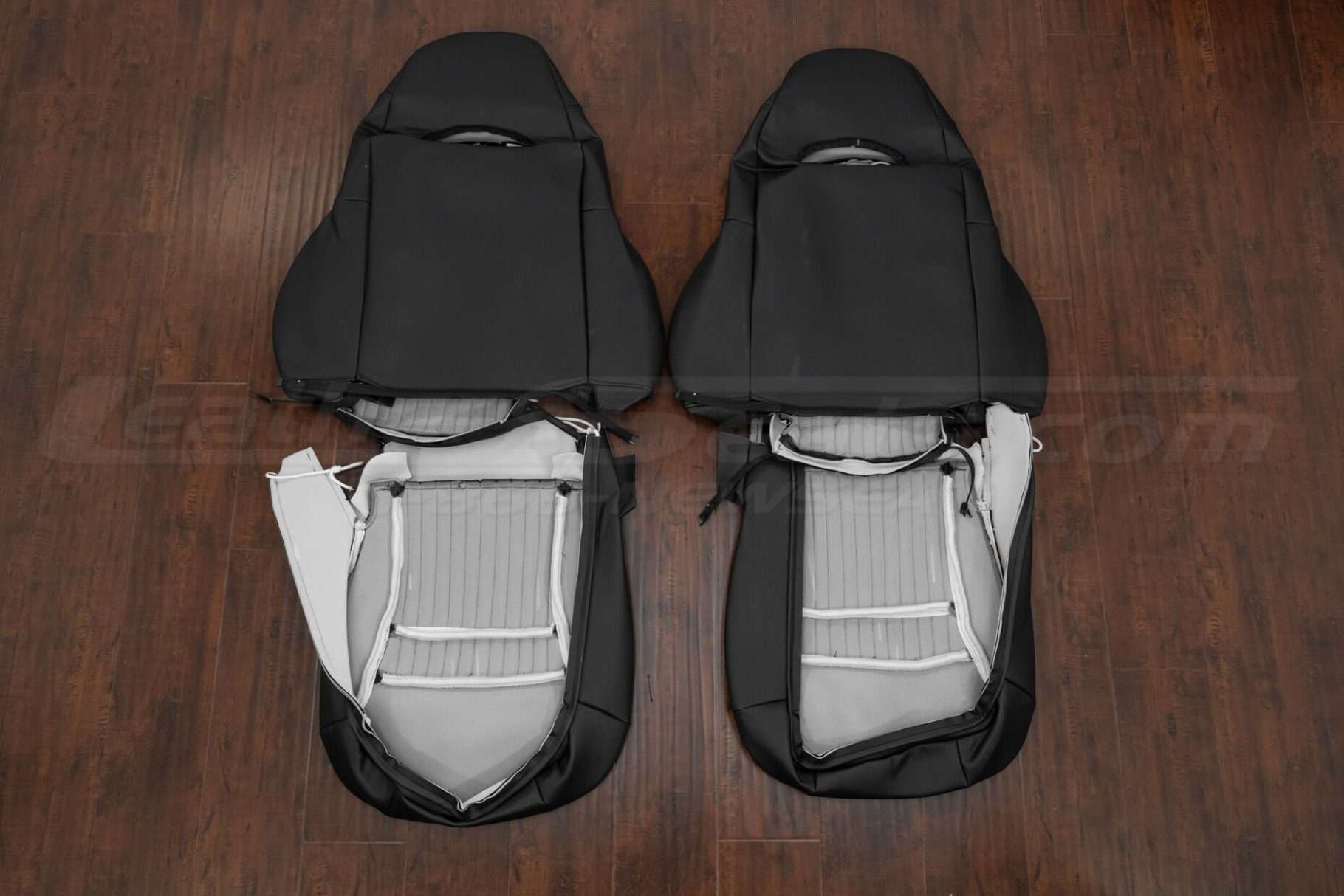 Backside of corvette leather upholstery