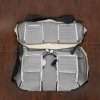 Rear seat upholstery flipped