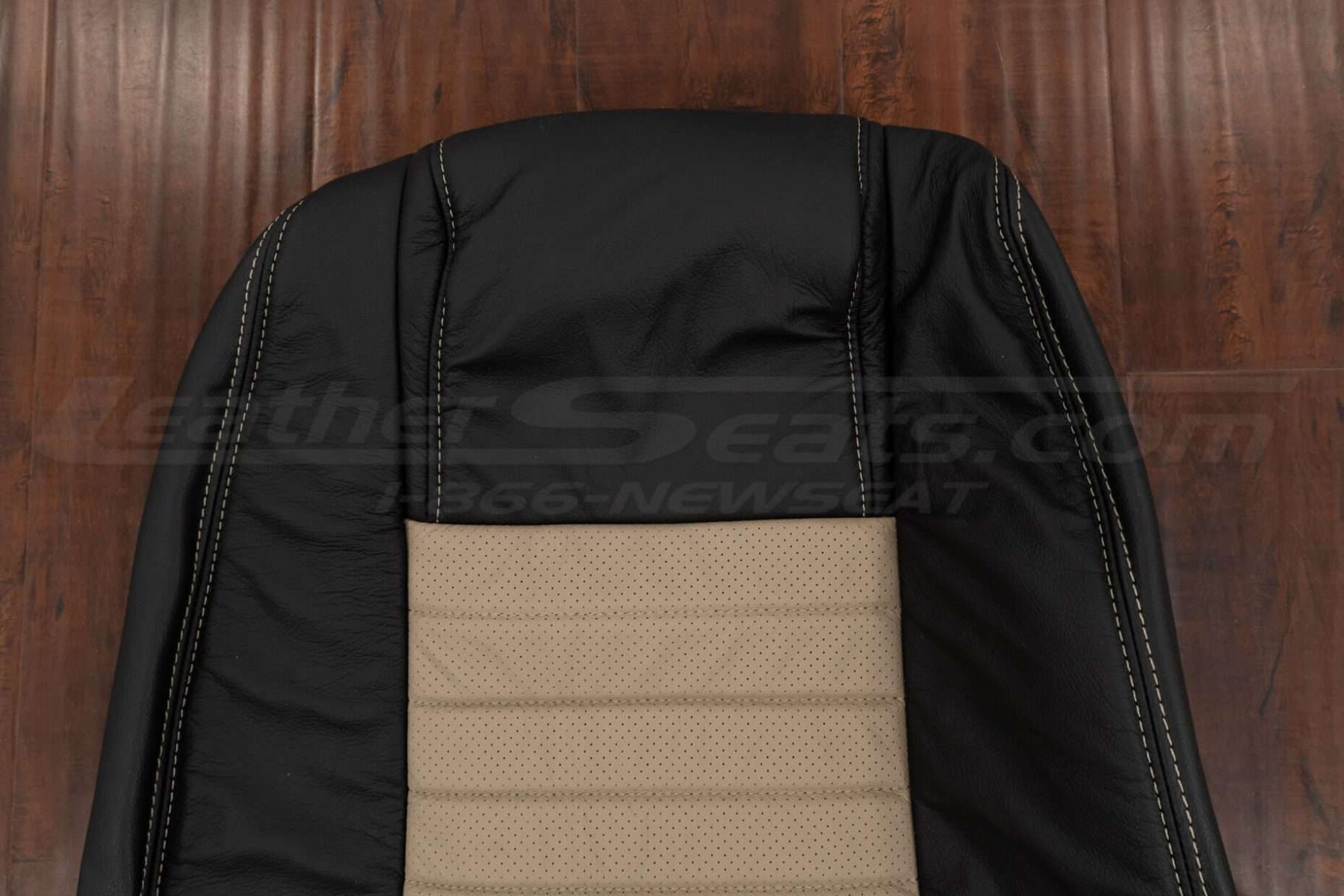Upper section of backrest upholstery