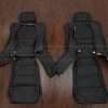 1991-1995 Acura NSX Coupe Leather Seat Interior Kit - black - Front seat upholstery
