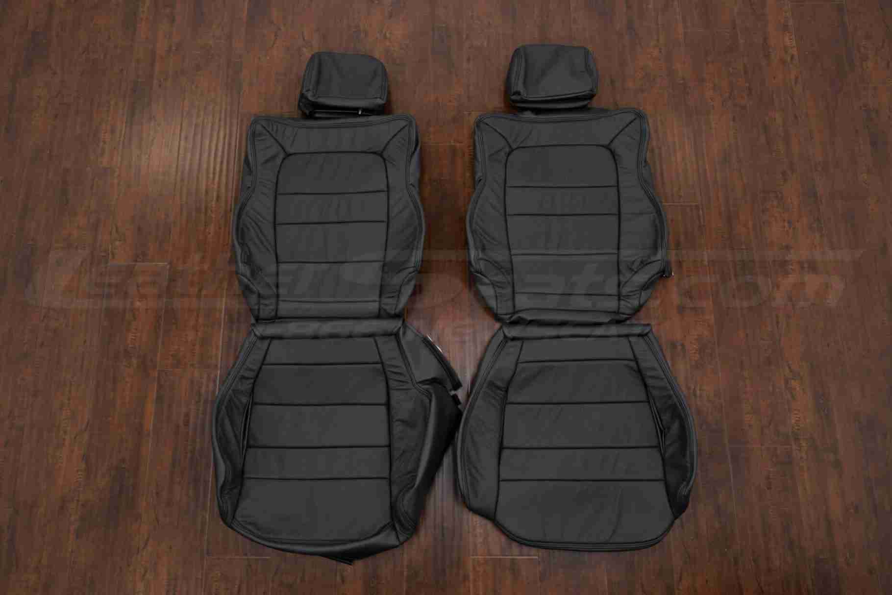 1991-1999 Mitsubishi 3000GT Leather seat upholstery kit - Dark Graphite- Front seat upholstery