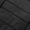 Dark Graphite leather texture and perforation close-up