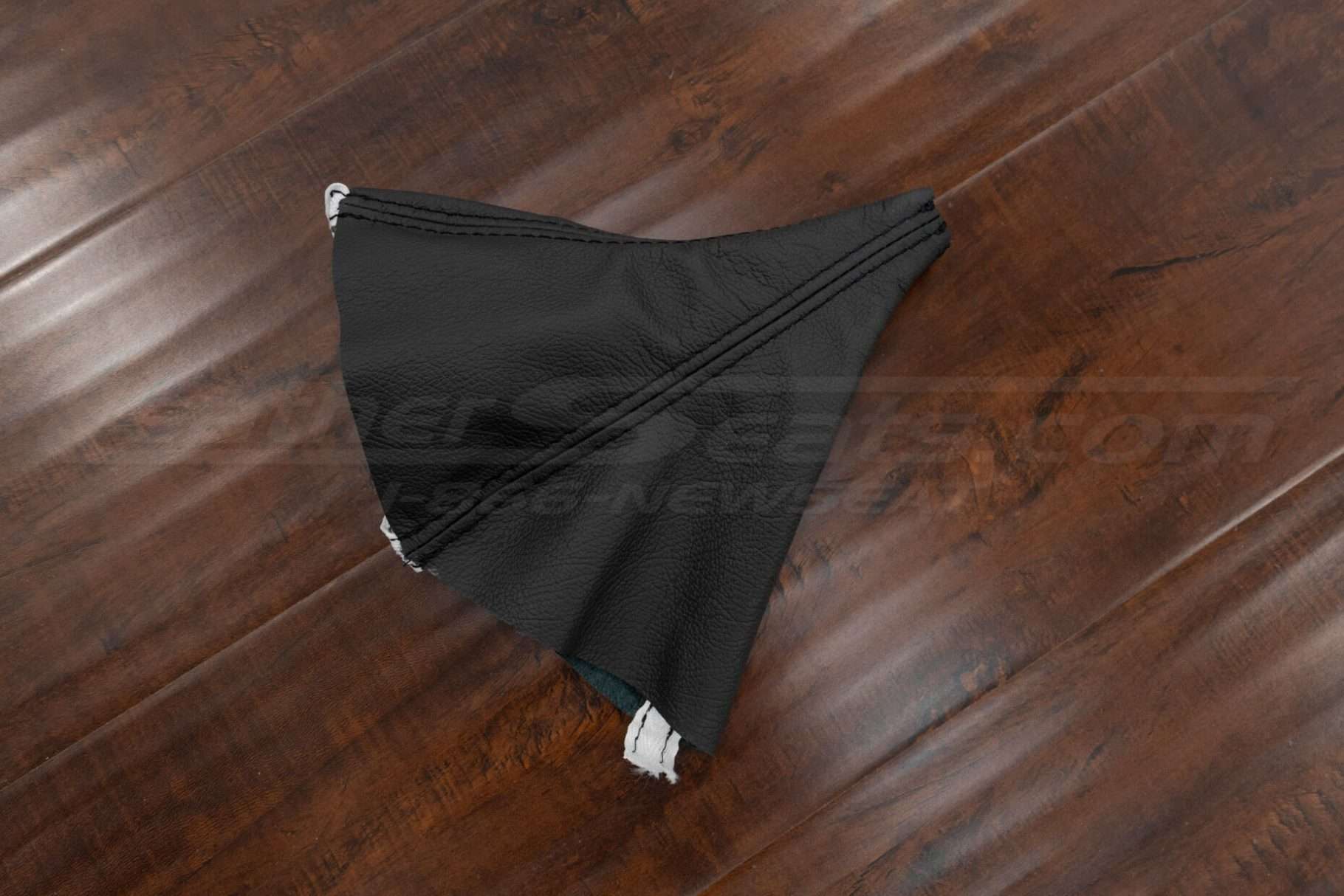 Alternate side view of leather shift boot for Mitsubishi 3000gt