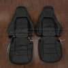 2005-2011Chev Corvette leather seat kit - Black - Front seat upholstery
