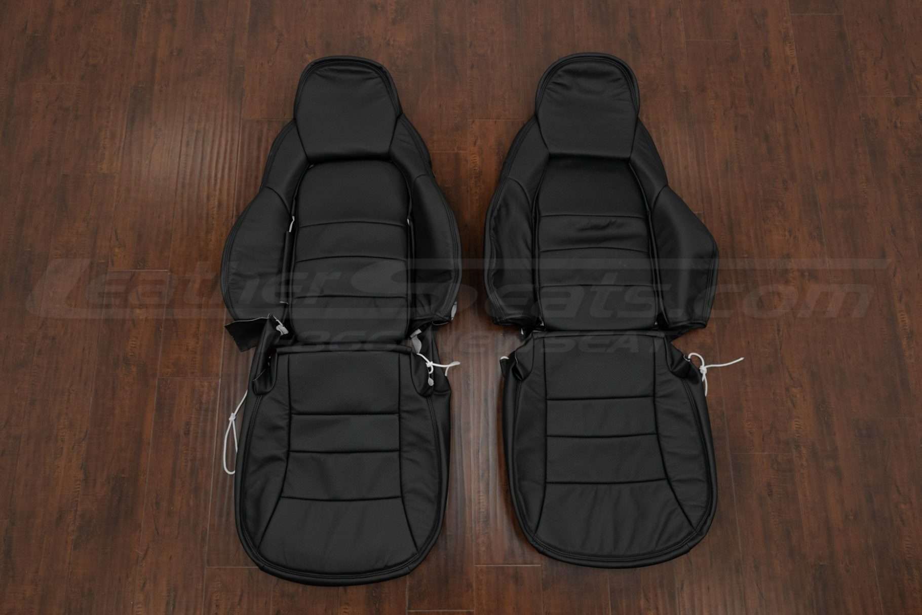 2005-2011Chev Corvette leather seat kit - Black - Front seat upholstery