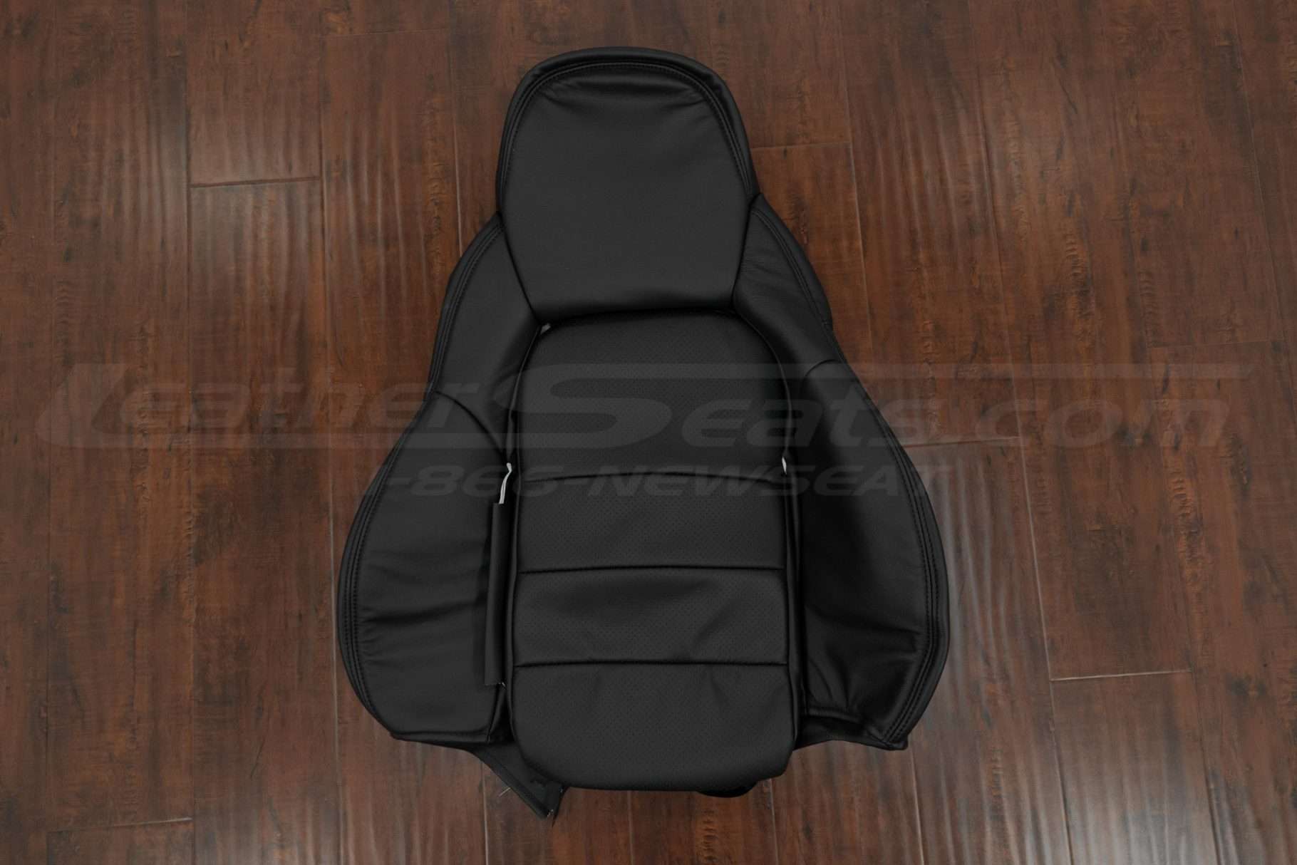 C6 Corvette front backrest upholstery with perforated inserts