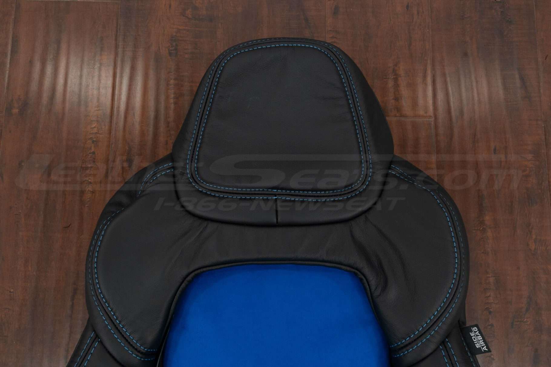 Upper section of backrest upholstery