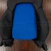 Cobalt Suede Insert section of backrest upholstery