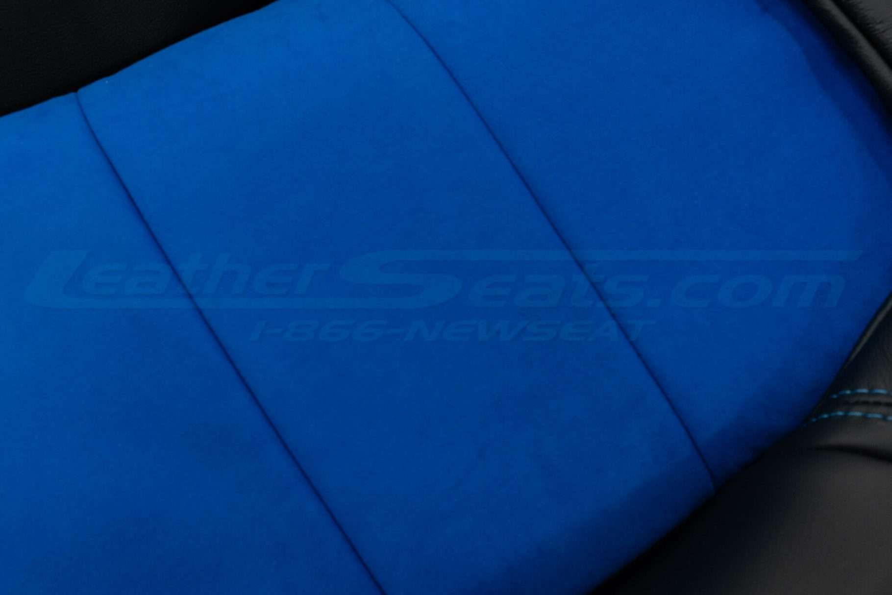 Cobalt Suede texture close-up