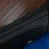 Contrasting double-stitching n Cobalt