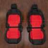 2010-2014 Ford Mustang Custom Aftermarket seats - Black/Bright red - Front seat upholstery