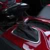 Dodge Charger Automatic shift boot in Black leather with Red stitching