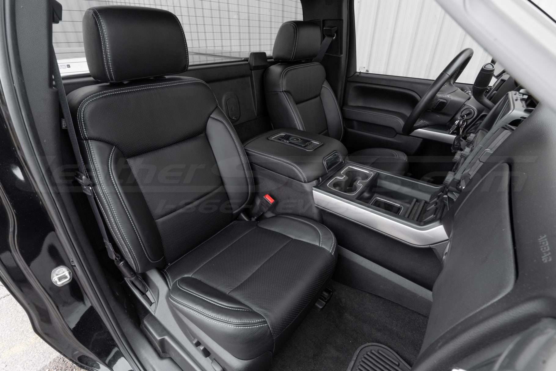 Altnerative view of front passenger installed seats