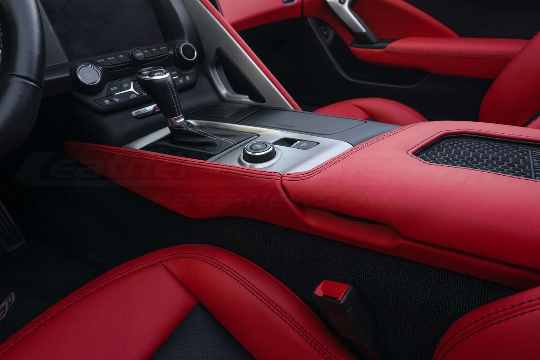 C7 corvette driver side knee bolster and console lid