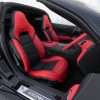 C7 corvette passenger side hero side wide view leather seat upholstery covers