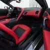 C7 corvette passenger side leather dash insert piece and door trim upholstery wide view