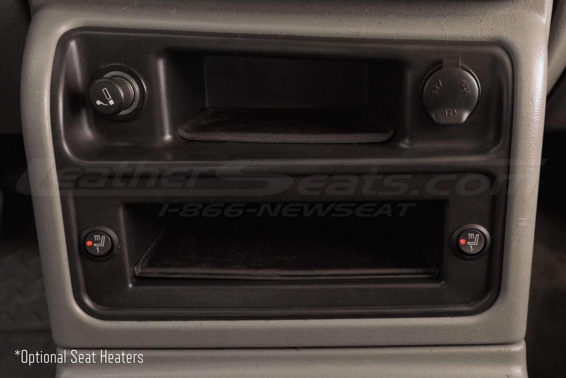 Optional Seat Heaters button placement