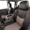 Front backrest and headrest section of chevrolet silverado