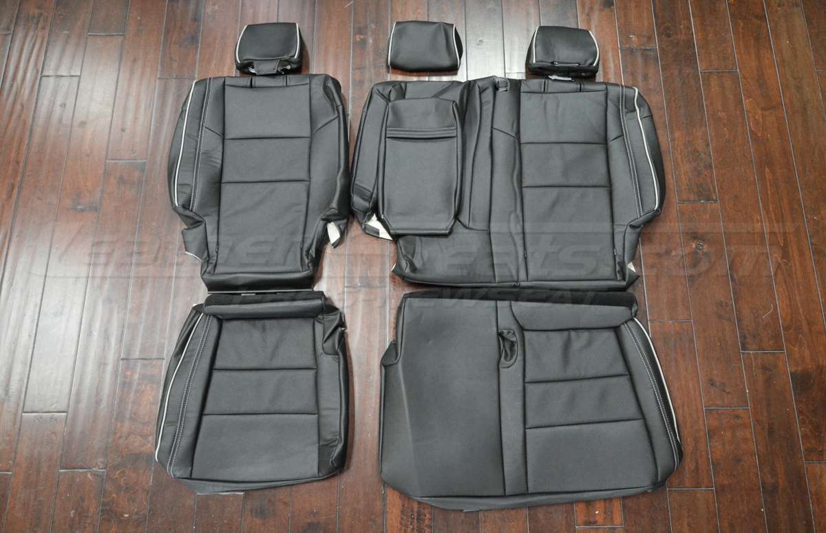 2011-2022Jeep Grand Cherokee Leather Seat Interior Kit - Black - Rear seat upholstery w/ Armrest