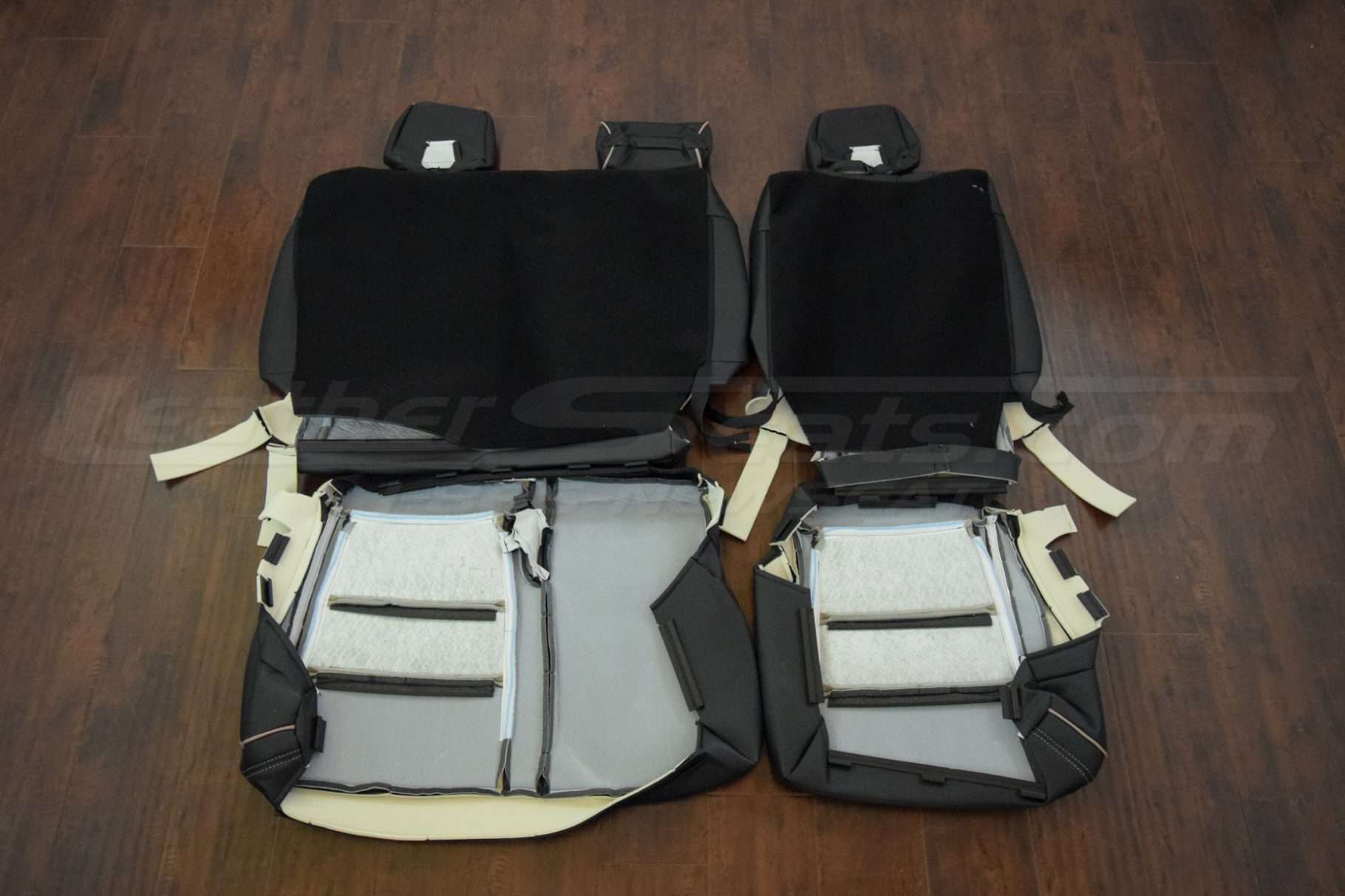 Jeep Grand Cherokee rear seat upholsrey flipped