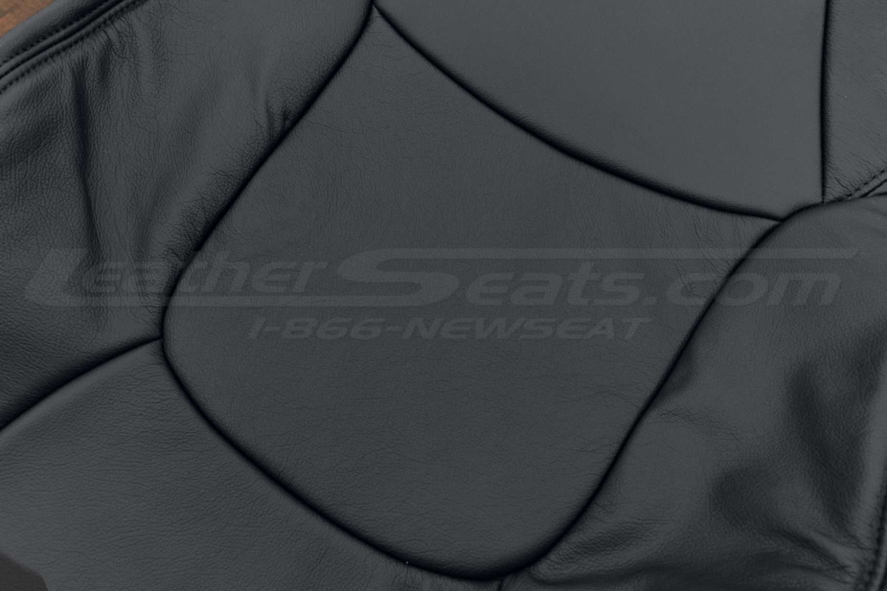 Lapis leather texture close-up
