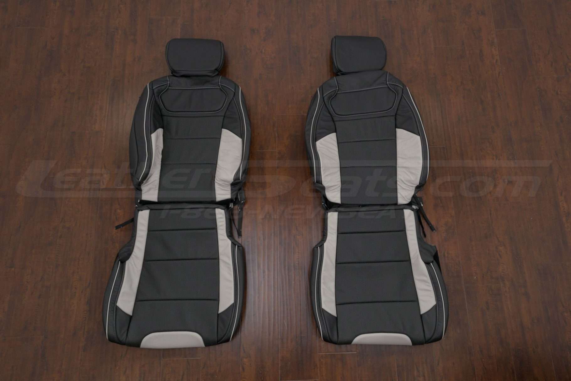 2021-2024 Ford F-150 Raptor SuperCrew leather seat interior kit - Black/Dove Grey/ Piazza Grey