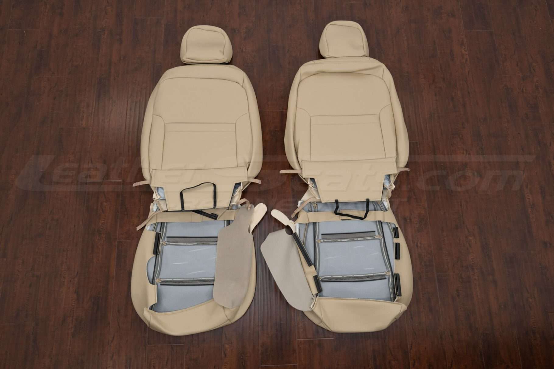 Back view of Toyota Camry leather kit