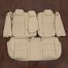 2015-2017 Toyota Camry Leather Seat Interior Kit - Parchment - Rear seat upholstery with Armrests and Bolsters