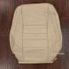 Toyota Camry leather backrest upholstery in Parchment