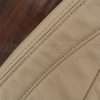 Matching Parchment double-stitching on Parchment leather backrest