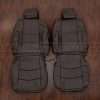 2009-2012 Dodge Ram Laramie 3500 Leatther Seat Interior Kit - Coffee - Front sat upholstery