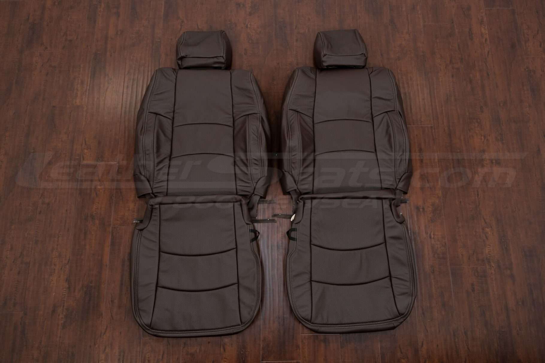 2009-2012 Dodge Ram Laramie 3500 Leatther Seat Interior Kit - Coffee - Front sat upholstery