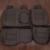 Dodge Ram leather rear seat upholstery with armrest - Coffee