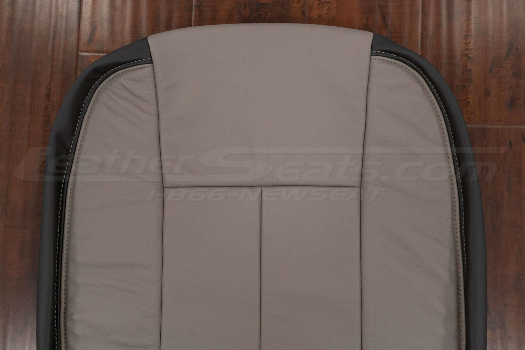 Upper section of backrest upholstery