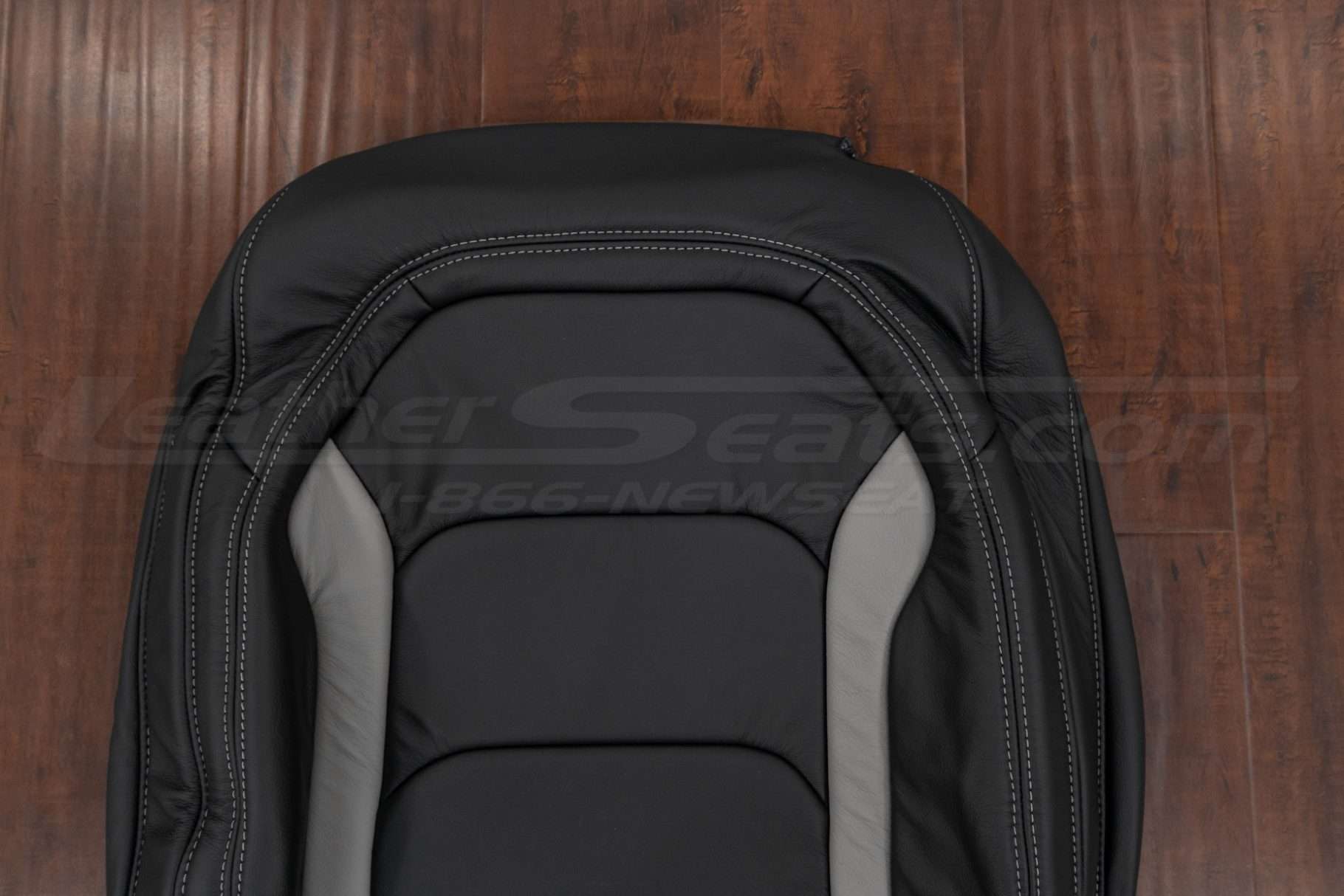 Upper section of backrest upholstery
