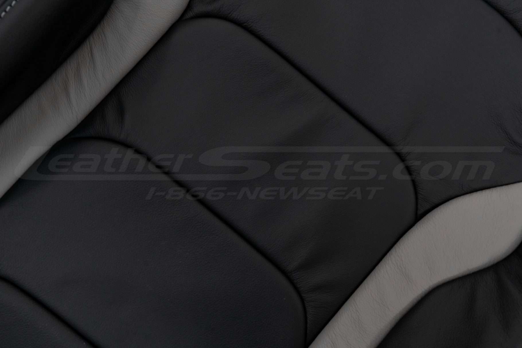 Black and Ash leather texture