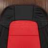 Upper section of front backrest upholstery