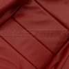 Cardinal leather texture close-up