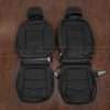 2018-2024 GMC Terrain leather seat upholstery kit - Black - Front seat upholstery with perforated inserts