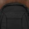 Upper section of Black backrest upholstery