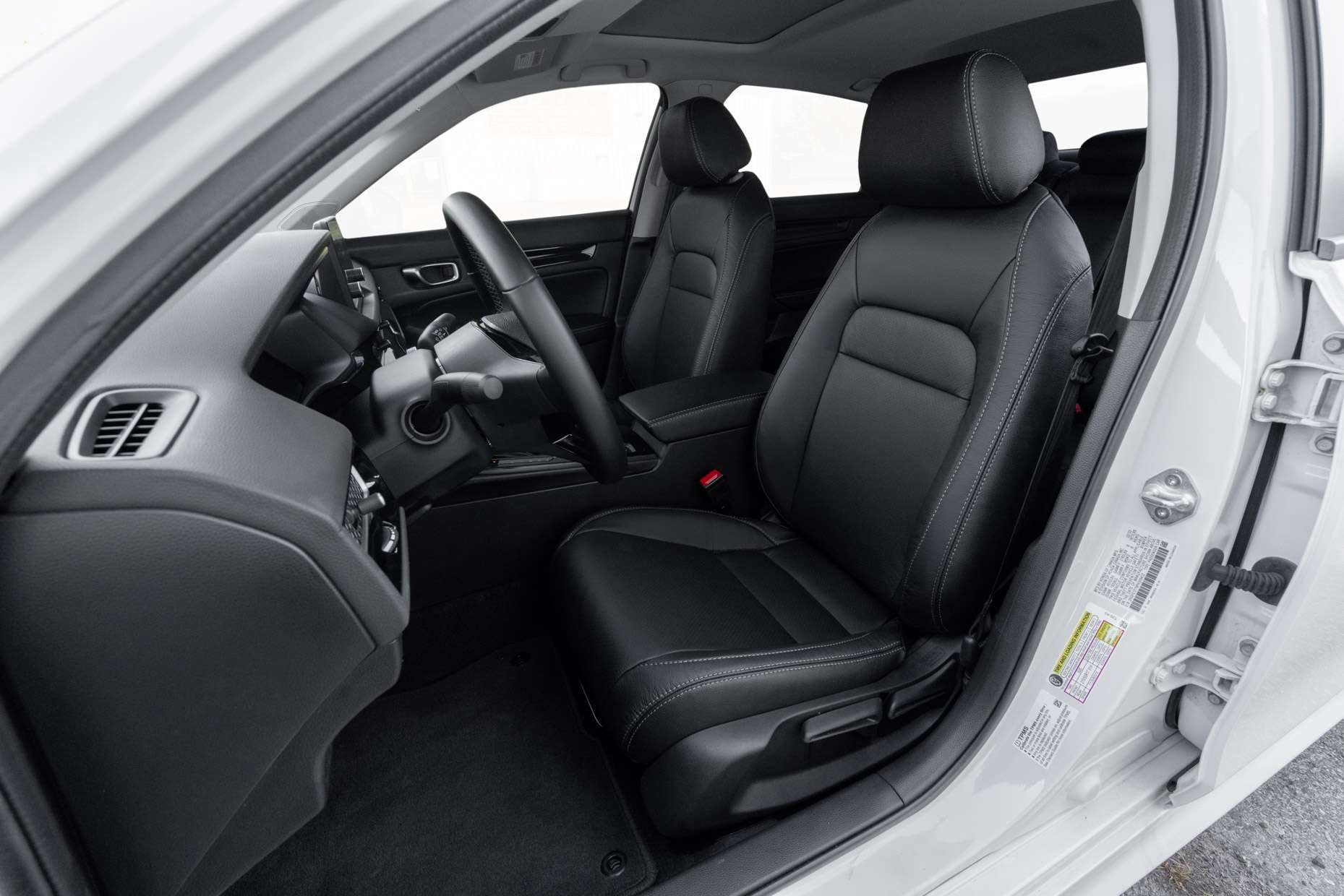 2022-2025 Honda civic Black Leather upholstery kit