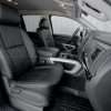 2016-2024 Nissan Titan Crew Cab with black leather interior